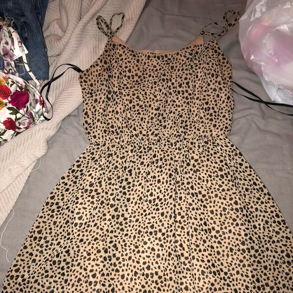 Animal print sundress